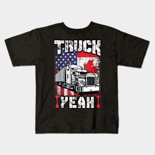 America Truck Yeah USA Kids T-Shirt